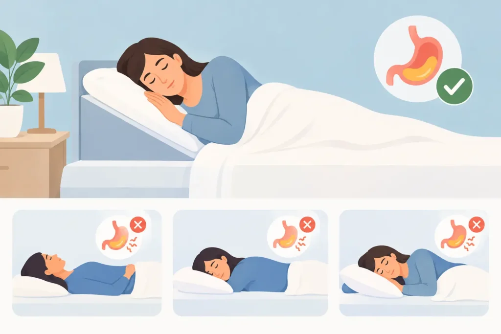 Best Reflux Sleeping Positions for Better Rest