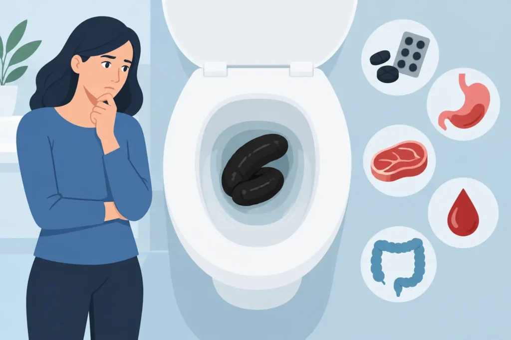 Why Is Stool Black? Causes and When to Act